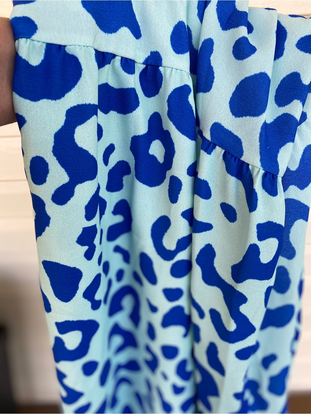 Womens Babydoll Dress Size 2X Animal Print Coastal Chic Resort Island Cruise NWT - Picture 6 of 9